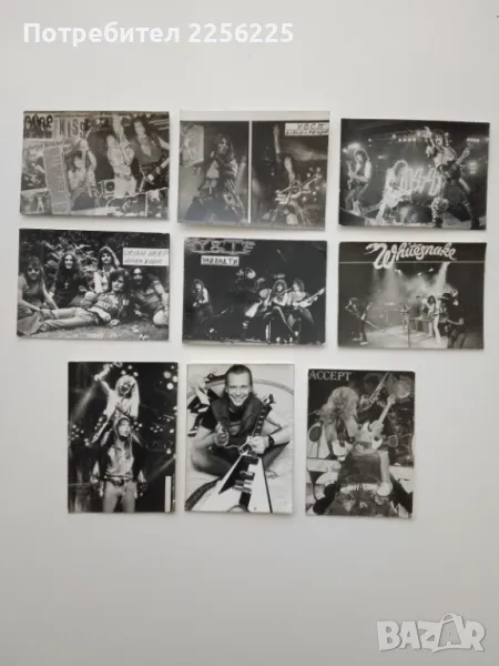 ЛОТ картички на метъл групи (лот 7), снимка 1