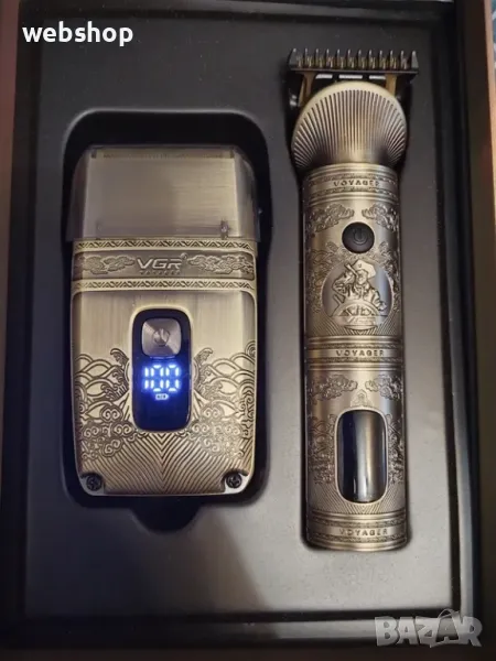Супер Комплект 2в1 за подстригване и бръснене VGR V-649, Машинка за подстригване + Самобръсначка, снимка 1
