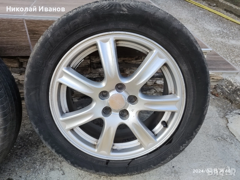 Джанти SUBARU 16 цола 2 броя с летни гуми, снимка 1