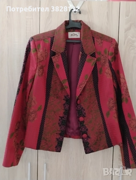 цветно дамско сако, снимка 1