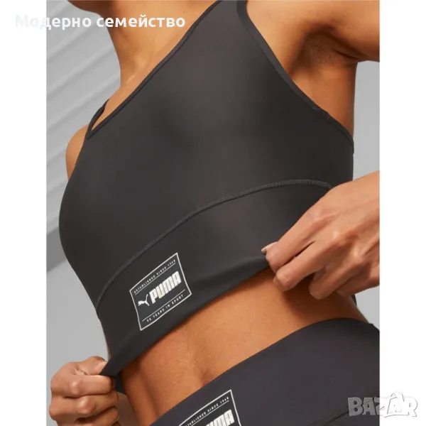 Дамско спортно бюстие PUMA Fit Skimmer Training Bra Black, снимка 1