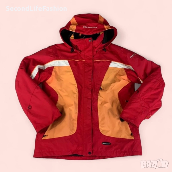 Дамско ски/сноуборд яке Icepeak Tornado размер 42 L  червено с качулка, снимка 1
