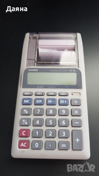 Casio printing calculator hr-8l, снимка 1
