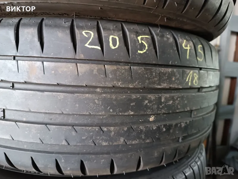 205/45/17,michelin,dot 3418,top, снимка 1