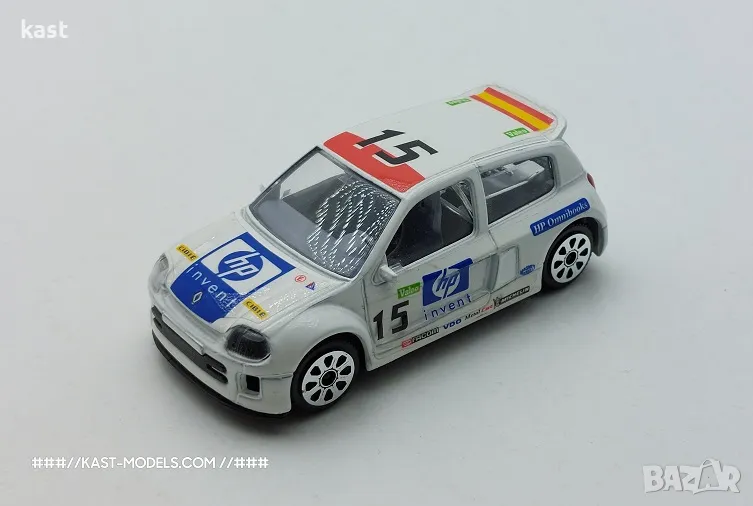 KAST-Models Умален модел на Renault Clio TROPHY Bburago 1/43, снимка 1