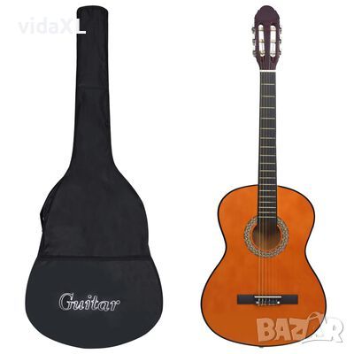 vidaXL Класическа китара за начинаещи с калъф, 4/4, 39(SKU:3055601, снимка 1