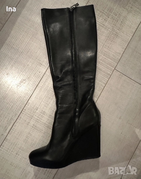 Едтествена кожа ботуши келвин клайн, снимка 1