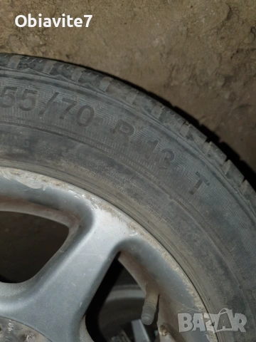 Продавам комплект от 4 лети джанти за кола 13', снимка 3 - Гуми и джанти - 53223455