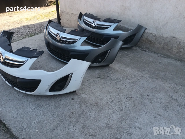 предна броня за опел корса д фейслифт маска решетки халогени OPEL CORSA D, снимка 10 - Части - 53729999
