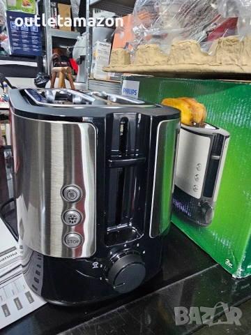 Тостер PHILIPS VIVA COLLECTION HD2637/90  , снимка 2 - Тостери - 53346277