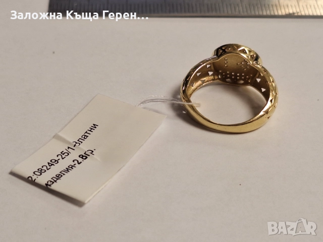 Златен пръстен 2,8гр, снимка 3 - Пръстени - 52687974