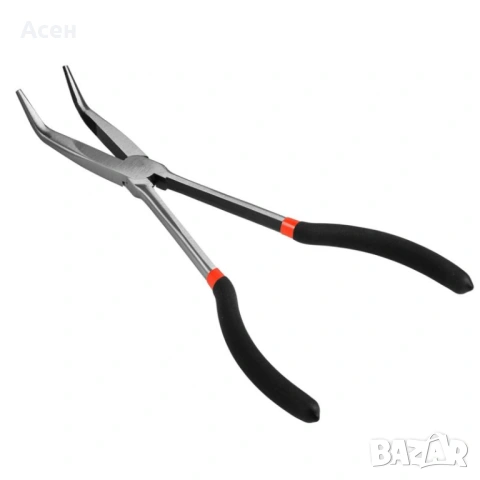 Клещи с дълги върхове, огънати на 45° или на 90°