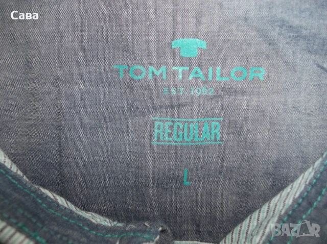 Ризи TOM TAILOR  мъжки,Л, снимка 6 - Ризи - 36973606