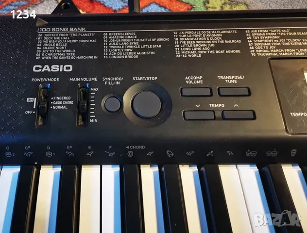 синтезатор клавир пиано CASIO CTK-1150 с 5 октави и плътни клавиши, снимка 5 - Синтезатори - 47069039