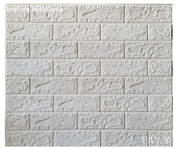 Декоративен 3D тухлен тапет за стени от PE пяна 77х70 см., снимка 6 - Други стоки за дома - 51455022