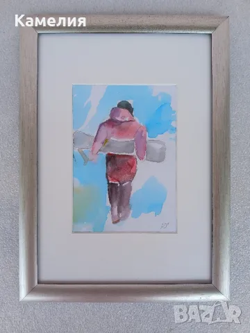 Картина: "Сноубордист", снимка 1