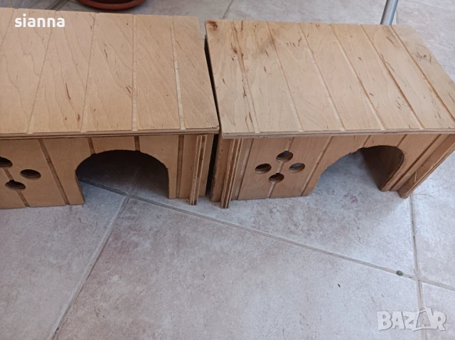 Къщички за морски свинчета цената е за двете, снимка 2 - Морски свинчета - 51211519