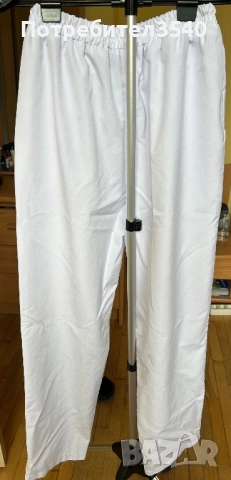 Бял мъжки медицински панталон, снимка 5 - Панталони - 51482015