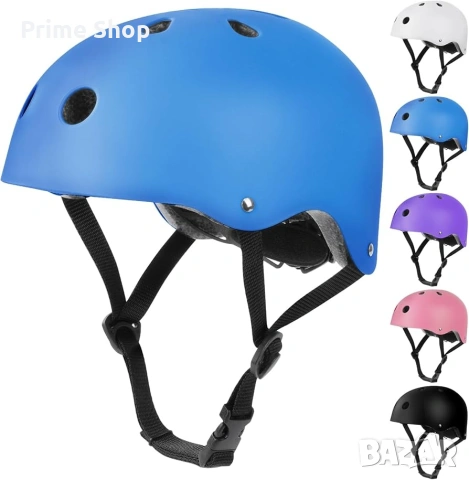 Детска предпазна каска flintronic за велосипед, ролери и скейтборд 8-13 години