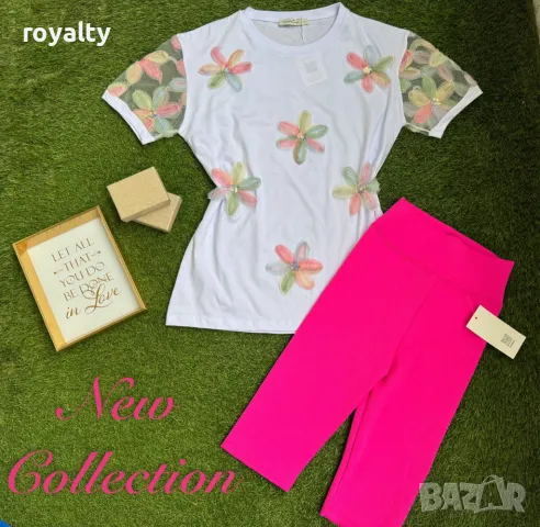 Памучни дамски комплекти , снимка 2 - Спортни екипи - 49756105