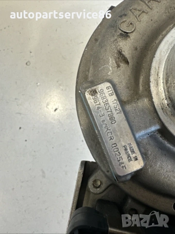 Турбокомпресор с актуатор Garrett за Peugeot 4007 2.2 HDI (2009) 9683657880, снимка 2 - Части - 53679409