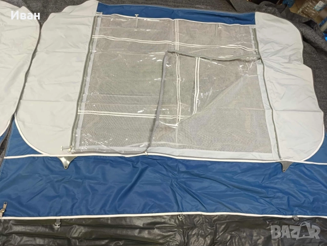 Форселт за каравана Pyramid Tuscany + анекс +вътрешна палатка. Размер 900см(885-910)см земя-земя, снимка 7 - Палатки - 51824299