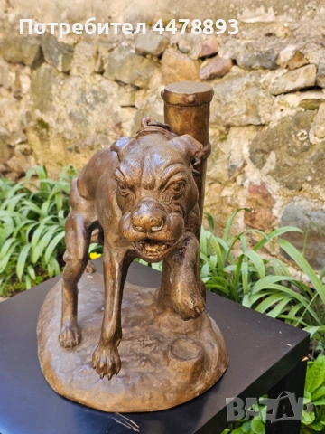 Масивна стара бронзова склуптура. , снимка 6 - Антикварни и старинни предмети - 54123109