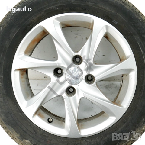 Алуминиеви джанти 4x108 с гуми R15 Peugeot 208 I 2012-2019 ID: 151976, снимка 2 - Гуми и джанти - 52163989