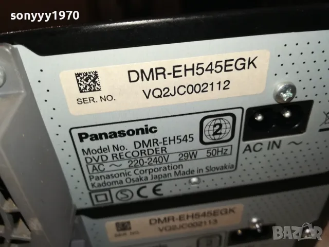 panasonic dmr-eh545 hdd/dvd x2-внос swiss 2202251719, снимка 6 - Плейъри, домашно кино, прожектори - 49235753