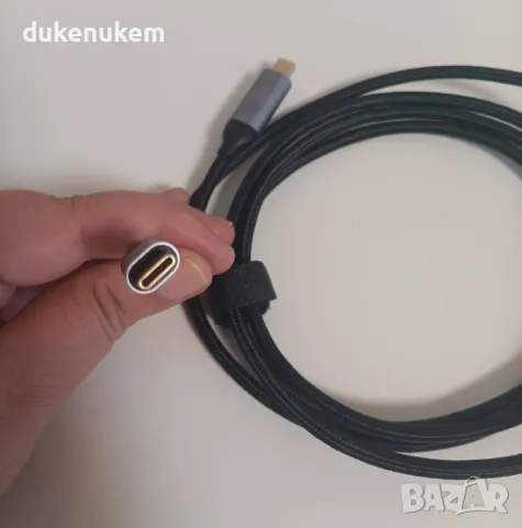 НОВ! USB C to Mini Displayport Cable 4K 1.8 m 60Hz , снимка 10 - Кабели и адаптери - 47516409