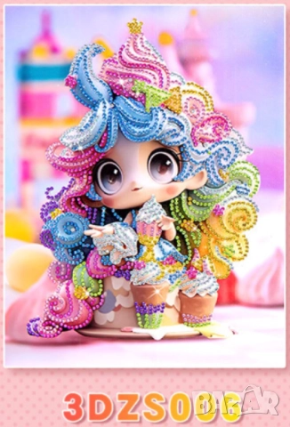 Детски диамантени гоблени с принцеси  , снимка 15 - Игри и пъзели - 52149819