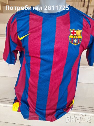 Тениска Роналдиньо Барселона 2006 г - ретро легенди, снимка 2 - Футбол - 45508967