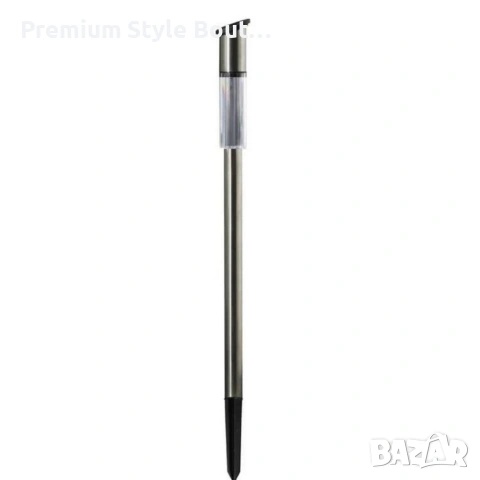 Комплект от 3 броя Led соларни лампи XL 57см - неръждаема стомана, сензор и до 8 часа светене, снимка 8 - Други стоки за дома - 54030056