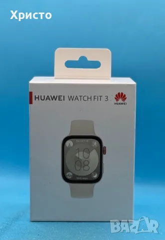 НОВ!!! Смарт часовник Huawei Watch FIT 3, Сребрист корпус, White, снимка 2 - Смарт часовници - 47371496