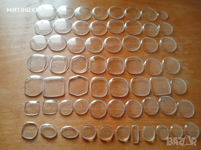61 броя стъкла за съветски часовници, снимка 2 - Антикварни и старинни предмети - 54171926
