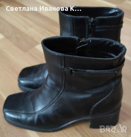 Черни дамски боти, снимка 4 - Дамски боти - 51944813