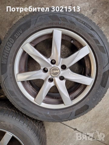 Hyundai/Kia джанти 17 цола със зимни гуми, снимка 2 - Гуми и джанти - 52558678