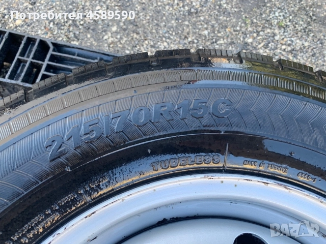 Резервна гума+Джанта 15цола 5x118 за бус Fiat Ducato,Iveco Daily,Citroen Jumper,Peugeot Boxer,Opel M, снимка 12 - Гуми и джанти - 51808921