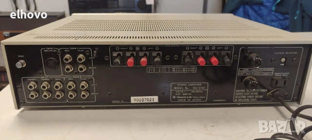 Стерео усилвател Hitachi HA-5700, снимка 3 - Ресийвъри, усилватели, смесителни пултове - 53507633