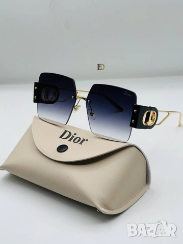 очила с черен обикновен калъф и ув защита christian dior fendi versace, снимка 3 - Слънчеви и диоптрични очила - 51456593