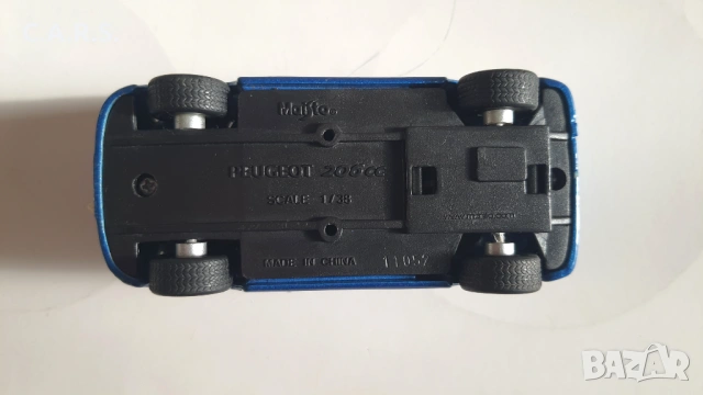 Peugeot 206 CC Cabrio Maisto - Мащаб 1:38, снимка 8 - Колекции - 54112954