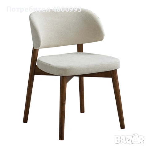 SIENA - Трапезарен дървен модерен стол в дамаска за ресторант, заведение или хотел, снимка 2 - Столове - 54238830