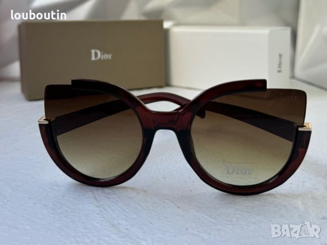 Dior дамски слънчеви очила котка, снимка 3 - Слънчеви и диоптрични очила - 45162681