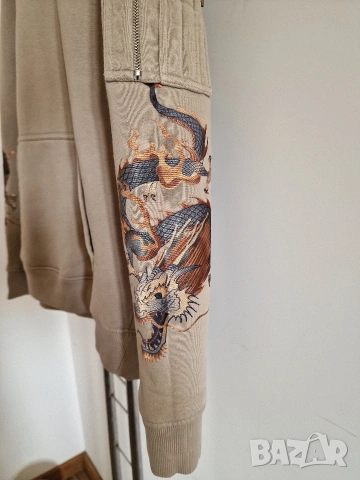 Страхотен мъжки суитчър ALPHA INDUSTRIES размер М , снимка 8 - Суичъри - 53755011