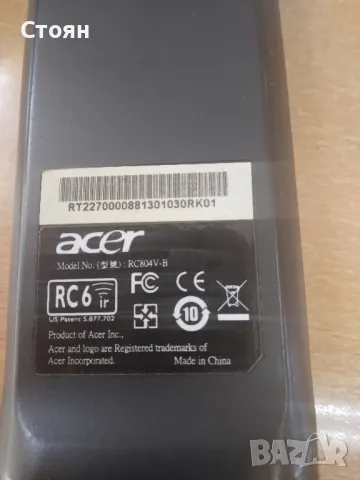 Oригинално дистанционно управление Acer RC804V-B 25.PBJ02.002 за лаптоп от серия Acer Aspire 5935G, снимка 2 - Дистанционни - 49095050