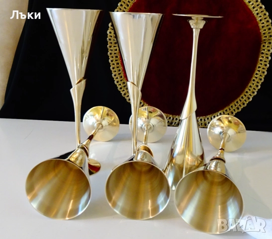 Бронзов бокал за вино,чаша за вино 23 см.,200 мл. , снимка 9 - Антикварни и старинни предмети - 51596160