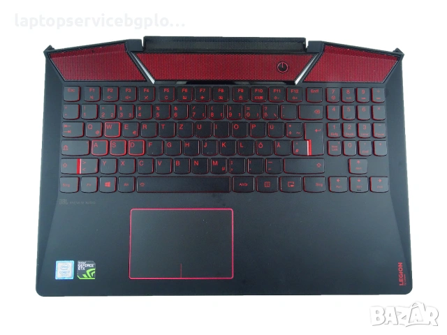 Lenovo Ideapad Y720 Y720-15IKB 15.6" Клавиатура палмрест AM12M000100 PC5YBG-GE Немски