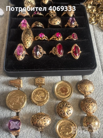 Златни Руски и Български стари изработки от 14 к злато, снимка 8 - Пръстени - 54172531