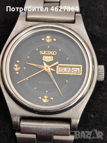 seiko 5 автоматик, снимка 2 - Дамски - 53768711