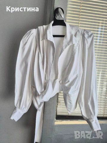 AVIN бяла риза, снимка 6 - Ризи - 54111186